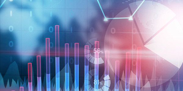 an abstract image of a data visualization