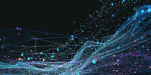 abstract image of a data visualization